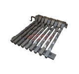 Parkray (FULL SET) of 111 Fire Bars - 9 x Cast Iron Bars (5x 112032 & 4x 112033) | also fits CHEVIN 20B